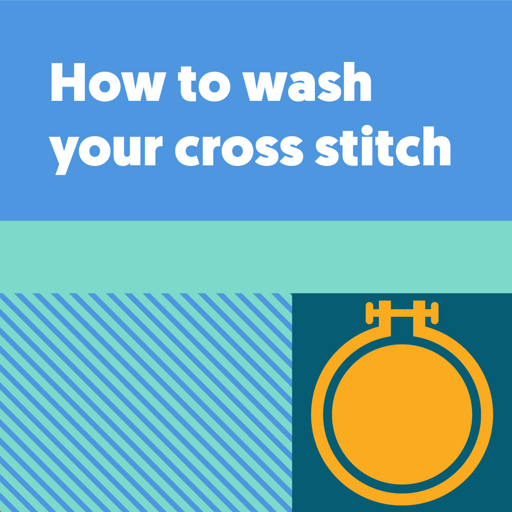 Advice on cleaning your finished cross stitch