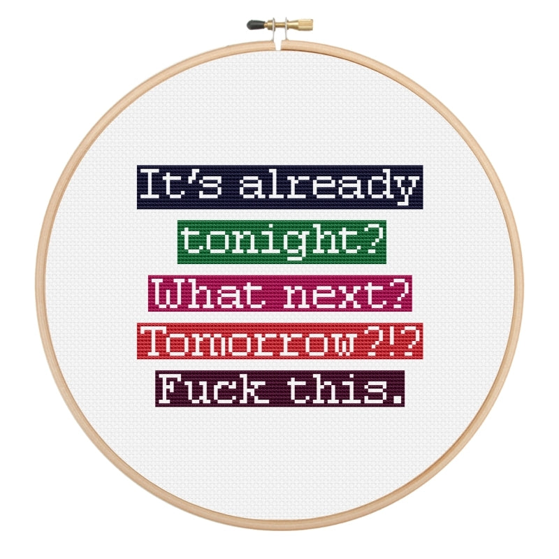 What's Next? Cross Stitch Pattern