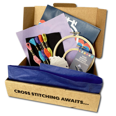 80s VIBES Cross Stitch Box