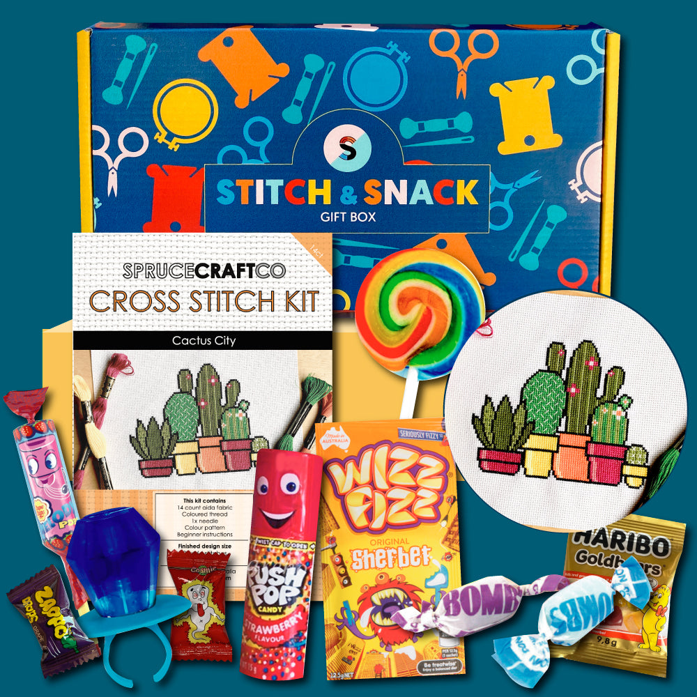 Cactus City Stitch & Snack Gift Box