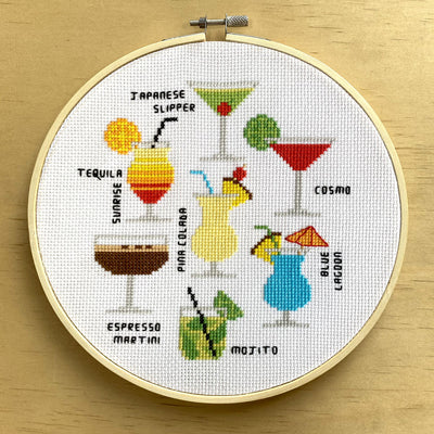 Cocktail Lounge Cross Stitch Kit