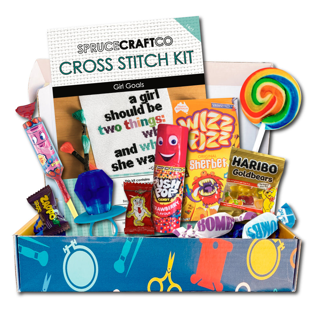 Girl Goals Stitch & Snack Gift Box