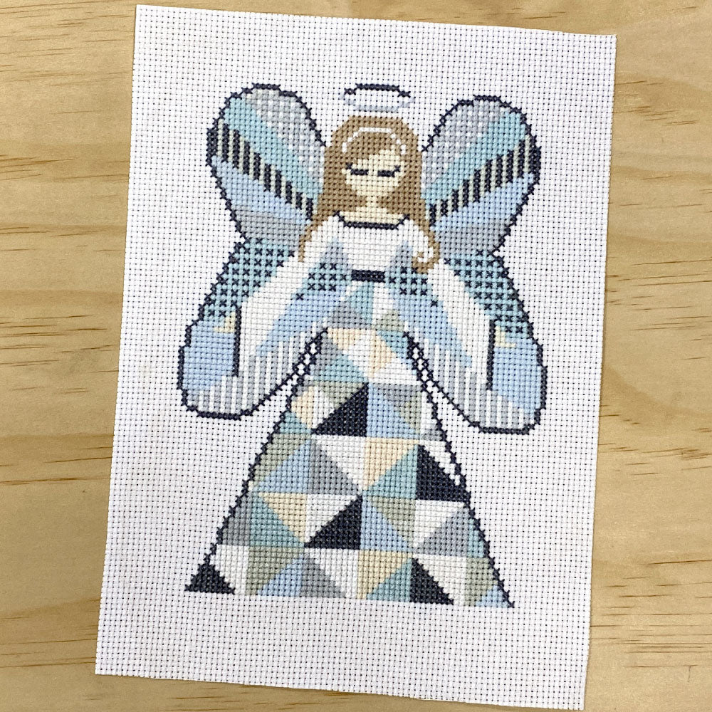 Silver Angel Cross Stitch Kit