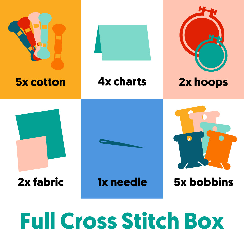 FROGGY MANIA Cross Stitch Box