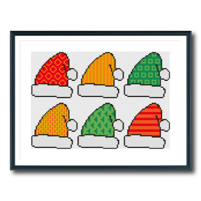 Colourful Santa Hats