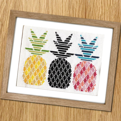 Electric Pineapples Cross Stitch Kit