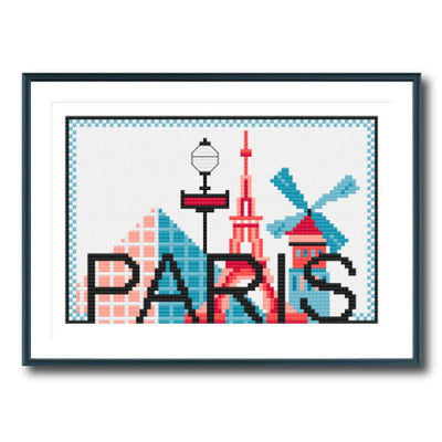 Retro Paris City
