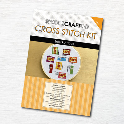 Snack Attack Cross Stitch Kit