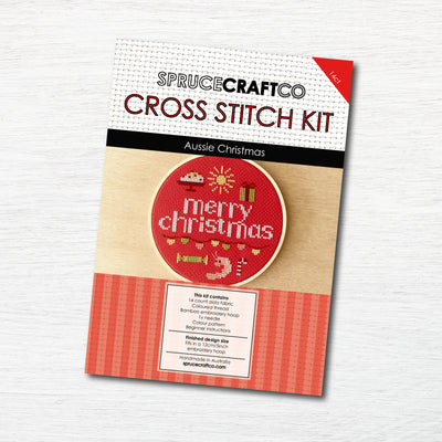 Aussie Christmas Cross Stitch Kit