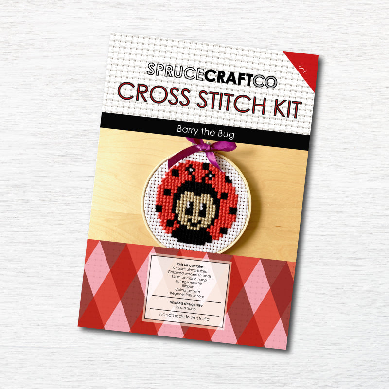 Barry The Bug Cross Stitch Kit