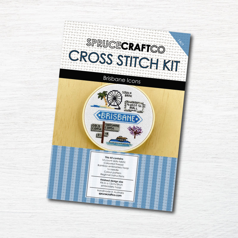 Brisbane Icons Cross Stitch Kit
