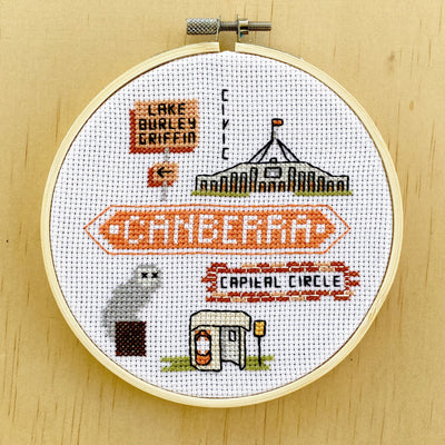 Canberra Icons Cross Stitch Kit
