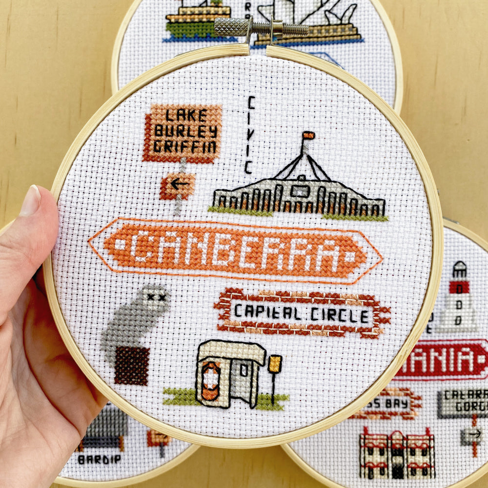 Canberra Icons Cross Stitch Kit