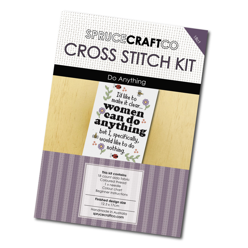 Do Anything Cross Stitch Kit