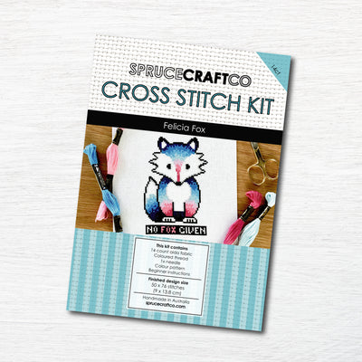 Felicia Fox Cross Stitch Kit