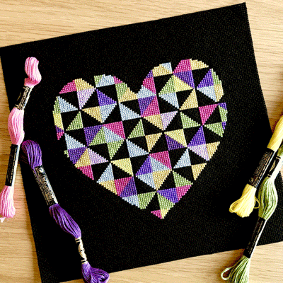 Heartbeat Cross Stitch Kit