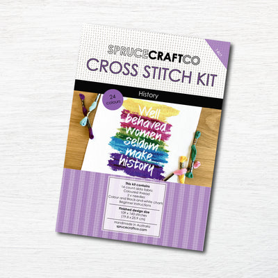 History Cross Stitch Kit