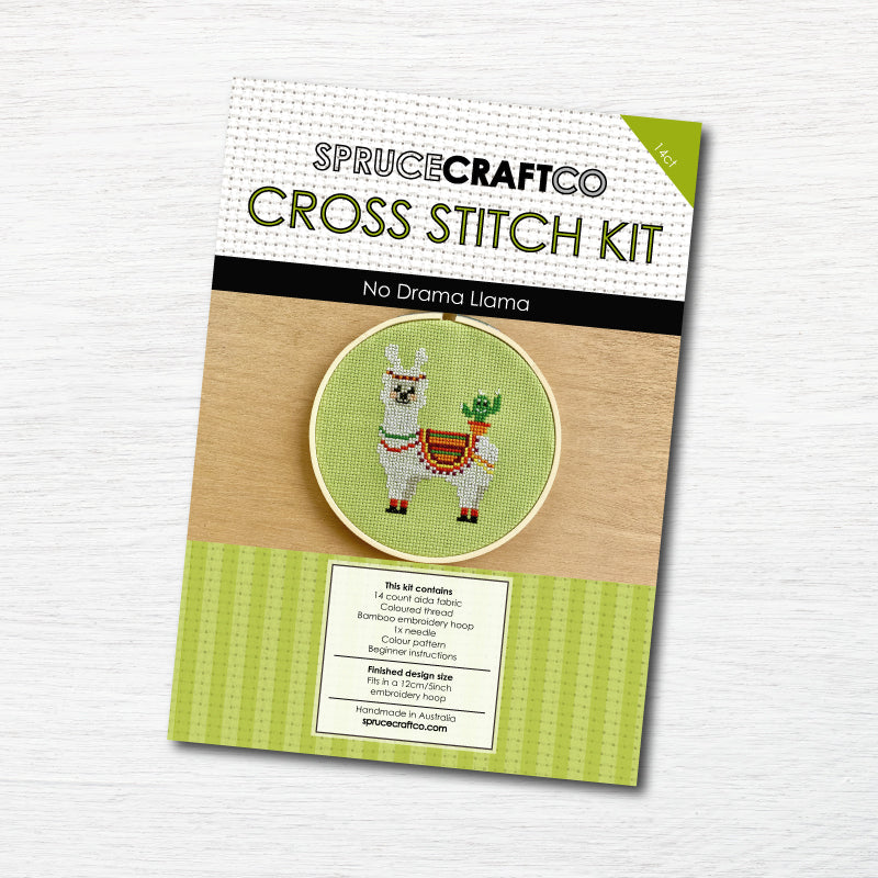 No Drama Llama Cross Stitch Kit