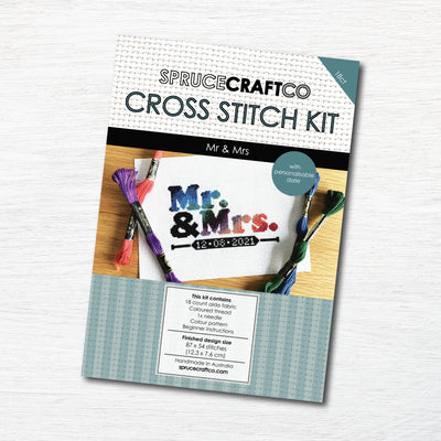 Mr & Mrs Cross Stitch Kit