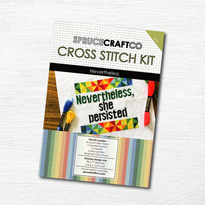 Nevertheless Cross Stitch Kit