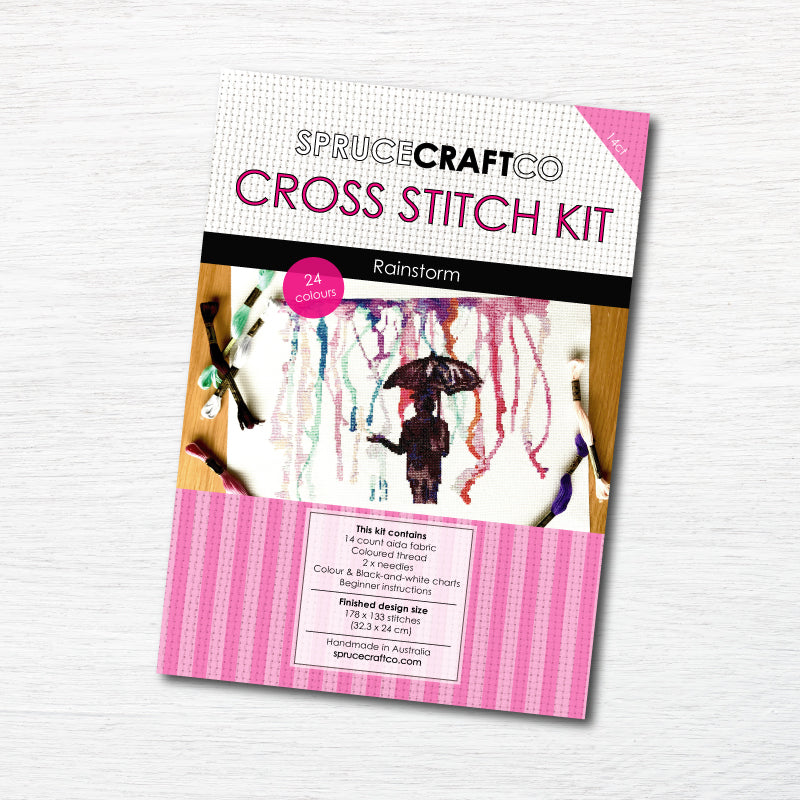 Rainstorm Cross Stitch Kit
