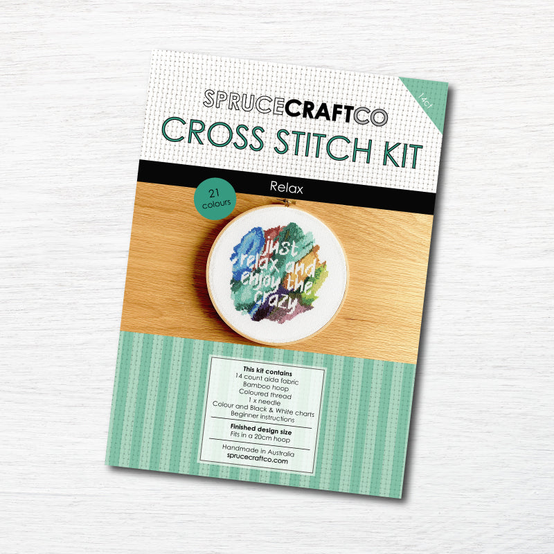 Relax Cross Stitch Kit
