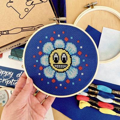 HAPPY DAYS Cross Stitch Box
