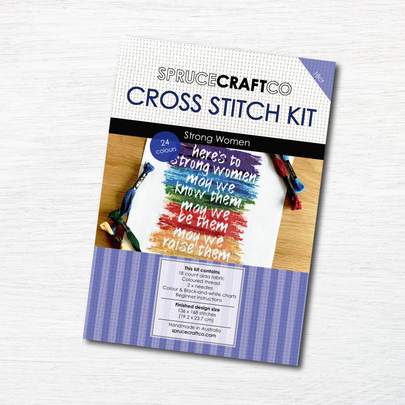 Strong Women Cross Stitch Kit